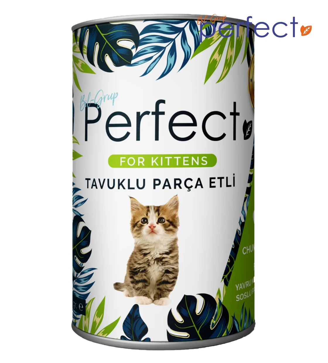 Perfect Chicken Chunks in Gravy Kitten Wet Food 400 gm