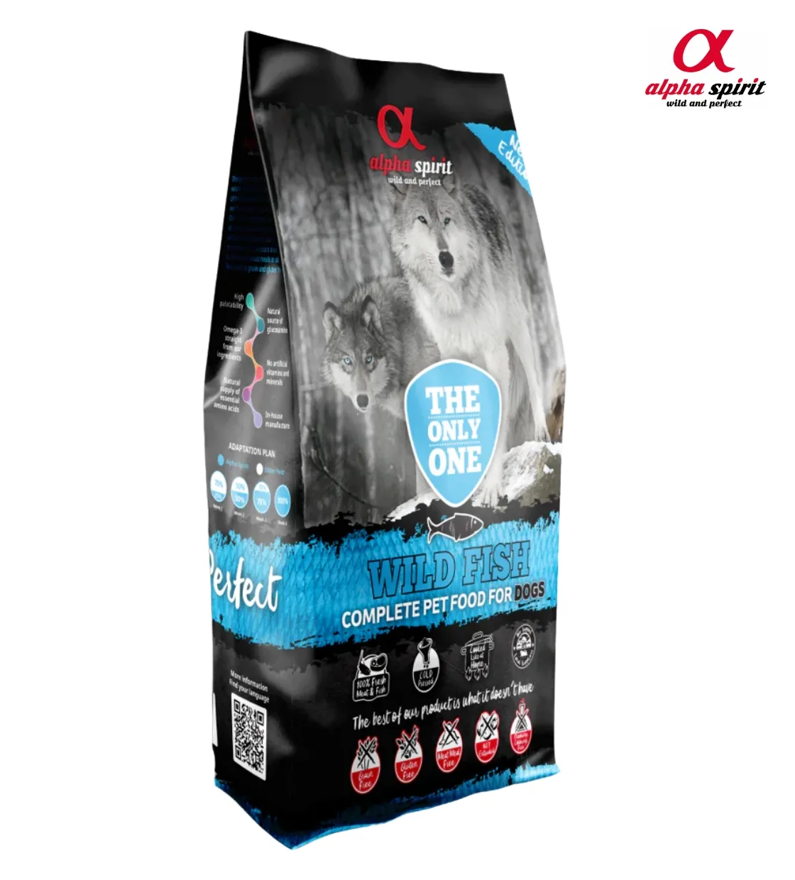 Alpha Spirit Wild Fish Dog Dry Food 12 kg