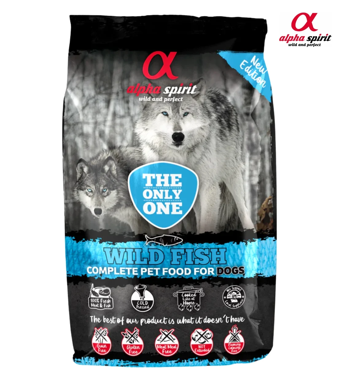 Alpha Spirit Wild Fish Dog Dry Food 3 kg