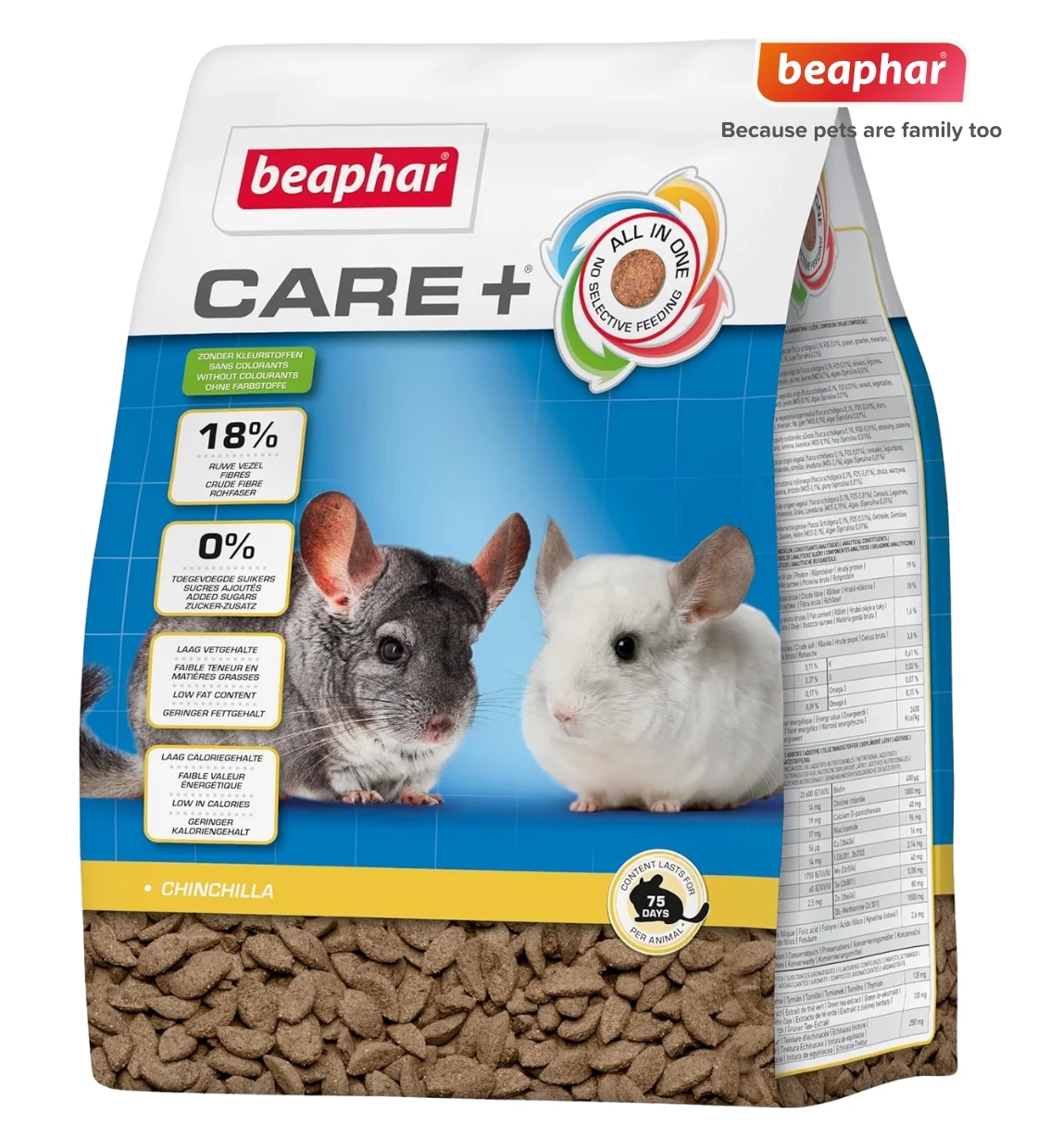Beaphar Care+ Chinchilla Dry Food 1.5 kg
