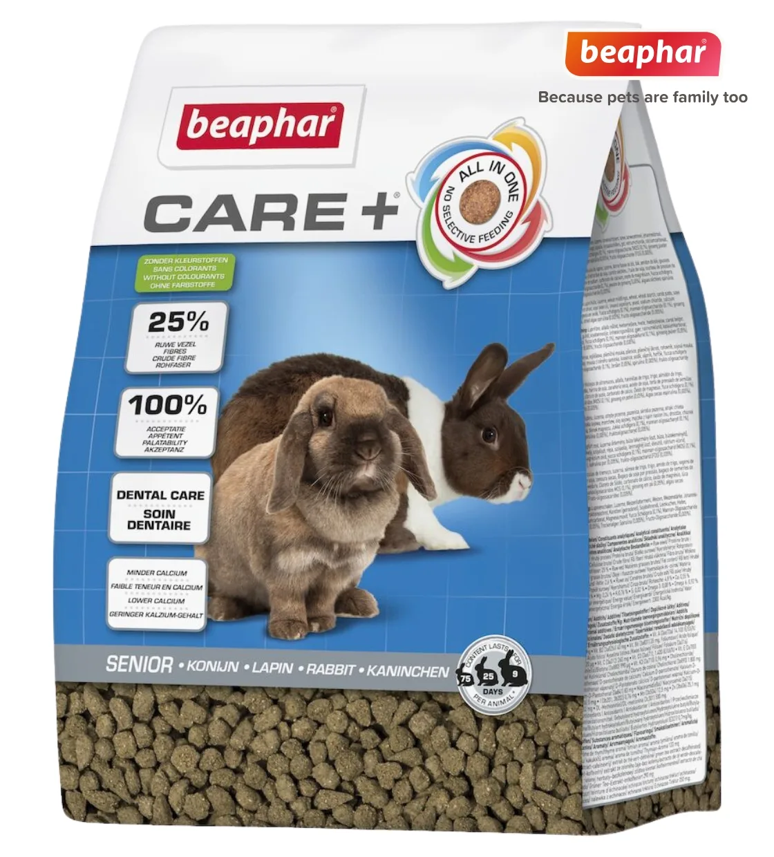 Beaphar Care+ Senior Rabbit Dry Food 1.5 kg