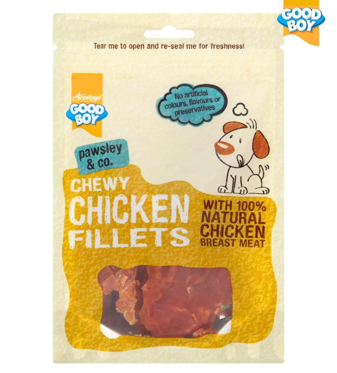 Good Boy Chicken Fillets Chewy Dog Treats 80 gm