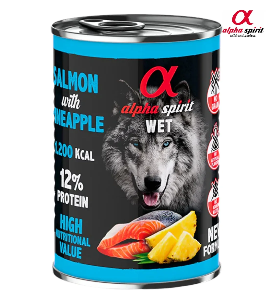 Alpha Spirit Salmon with Pineapple Dog Wet Food 400 gm