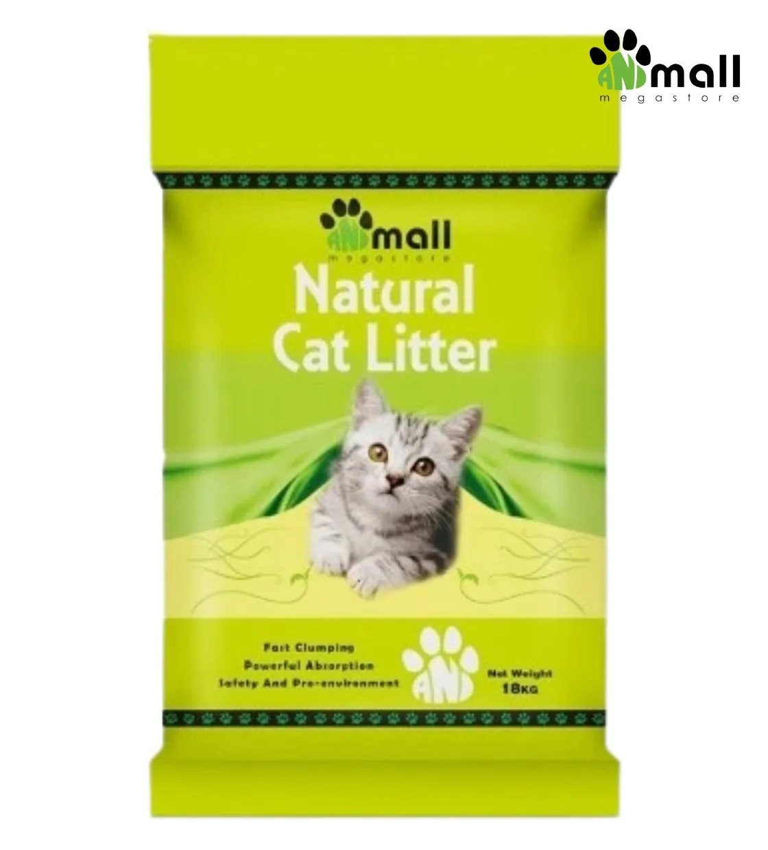 Animall Lavender Natural Clumping Cat litter 18 kg