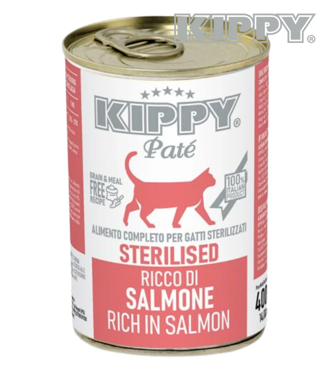 Kippy Salmon Sterilised Cat Wet Food 400 gm