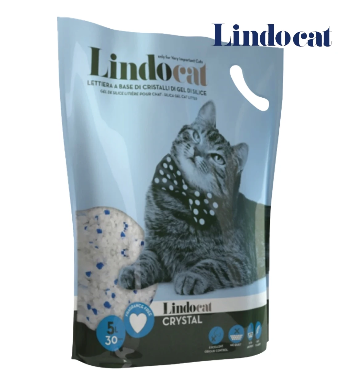 Lindocat Crystal Silica Cat Litter 5 L