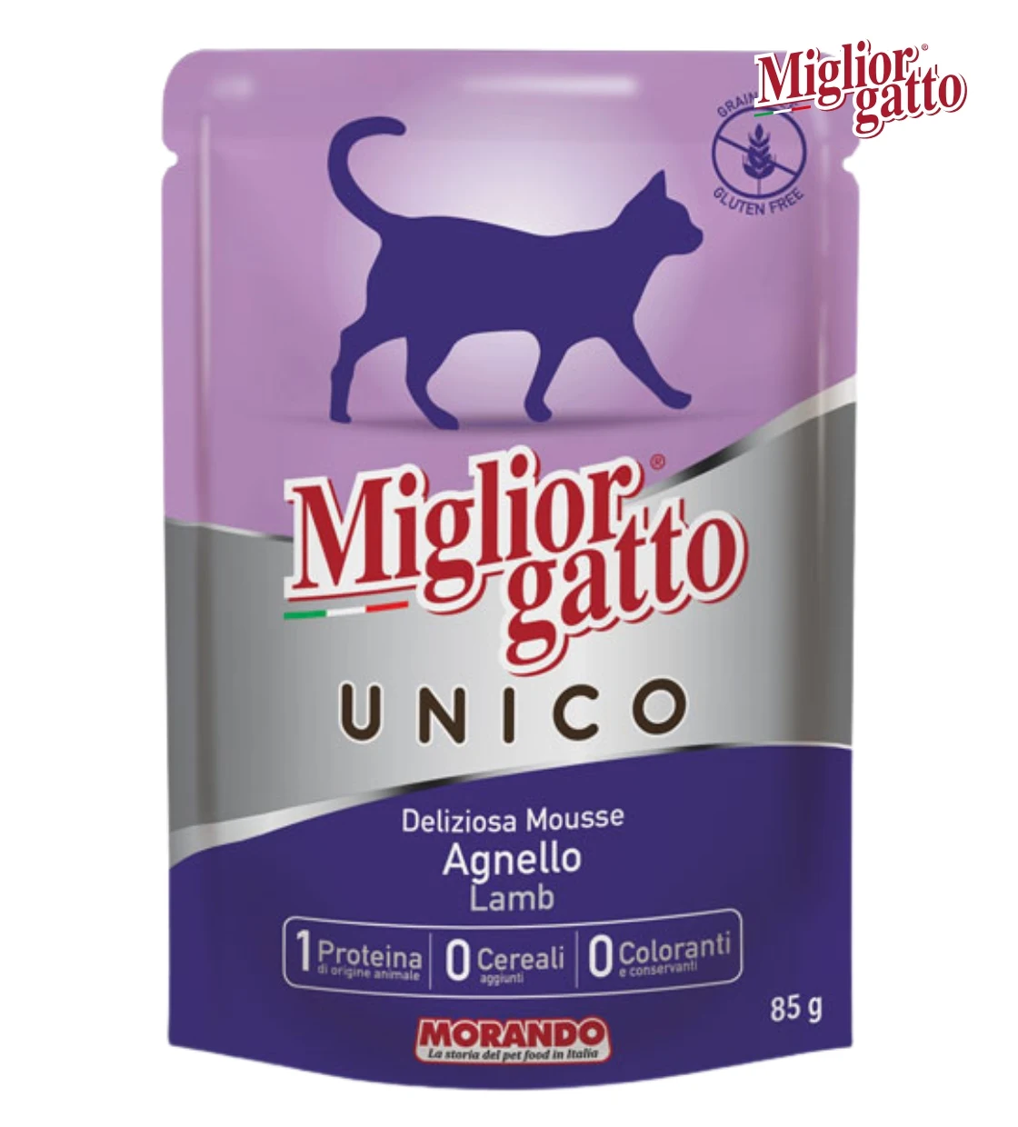 Miglior Gatto Lamb Mousse Cat Wet Food 85 gm x 24 pcs