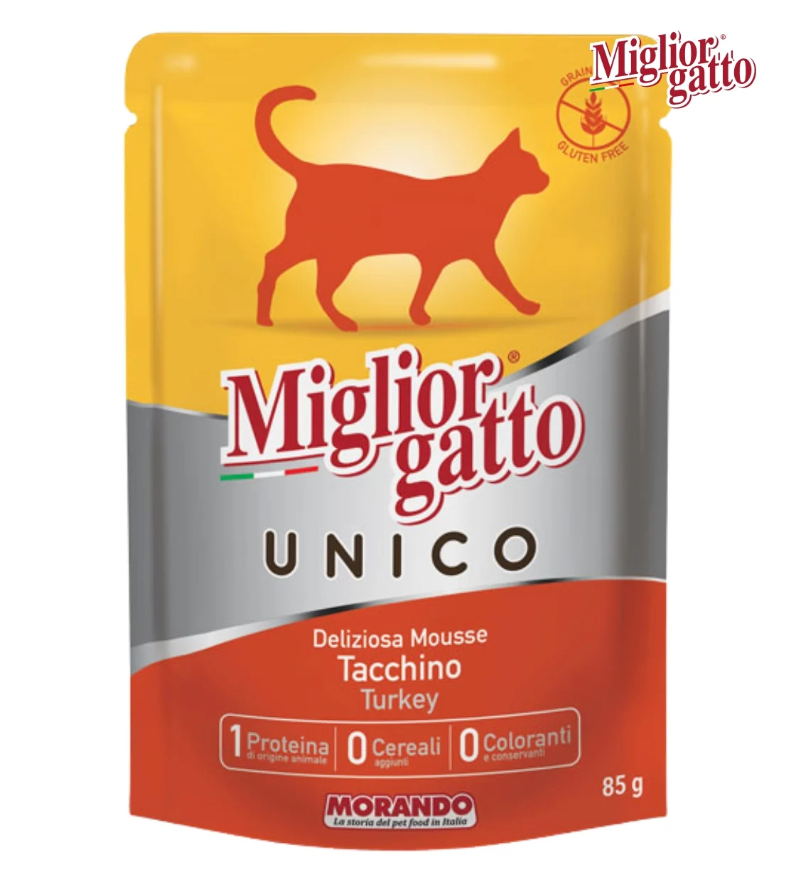 Miglior Gatto Turkey Mousse Cat Wet Food 85 gm x 24 pcs