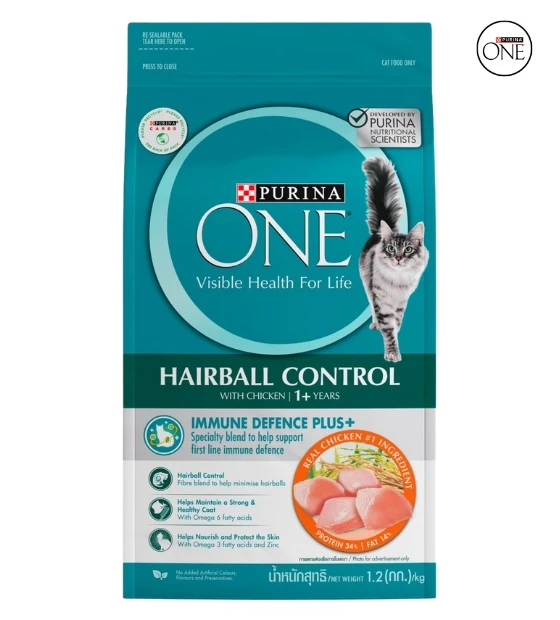 Purina One Hairball Control Cat Dry Food 380 gm