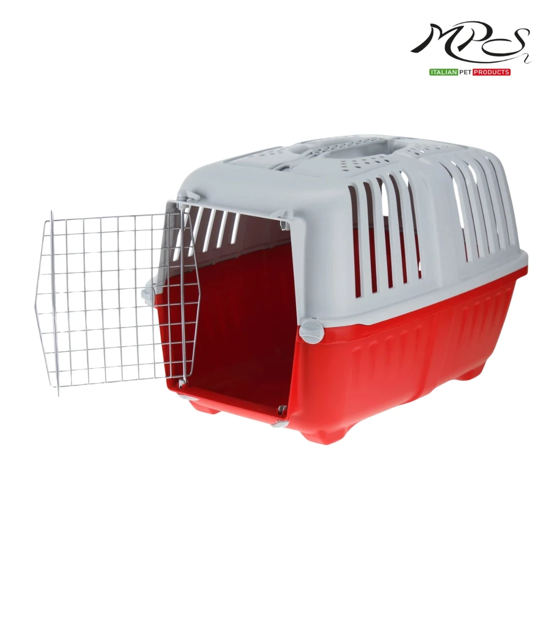 MPS2 Pratiko 1 Red Small Metal Pet Carrier