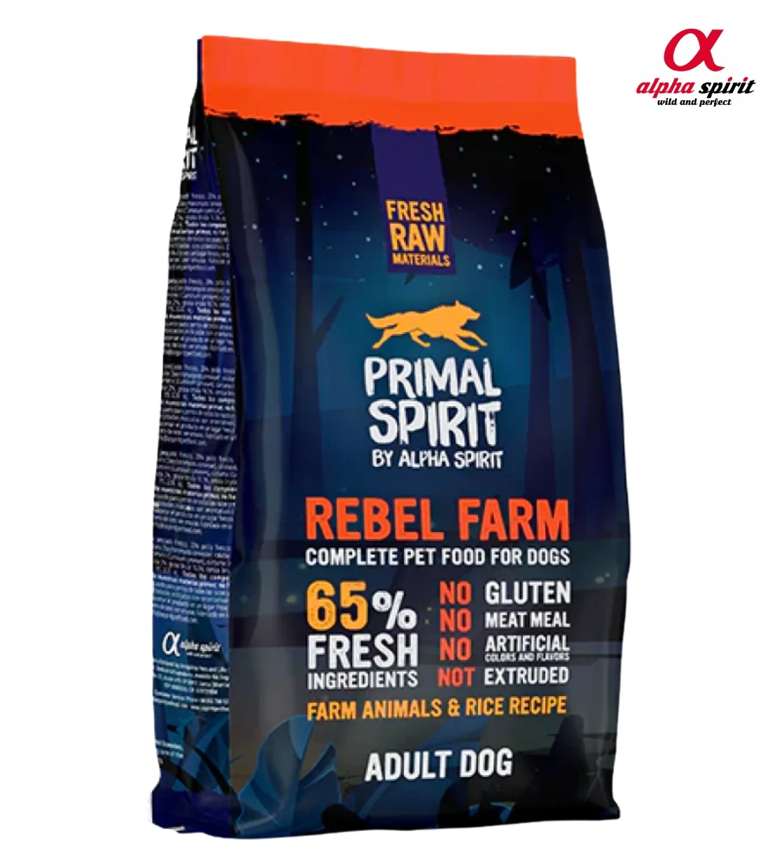 Aplha Spirit Rebel Farm Dog Dry Food 1 kg