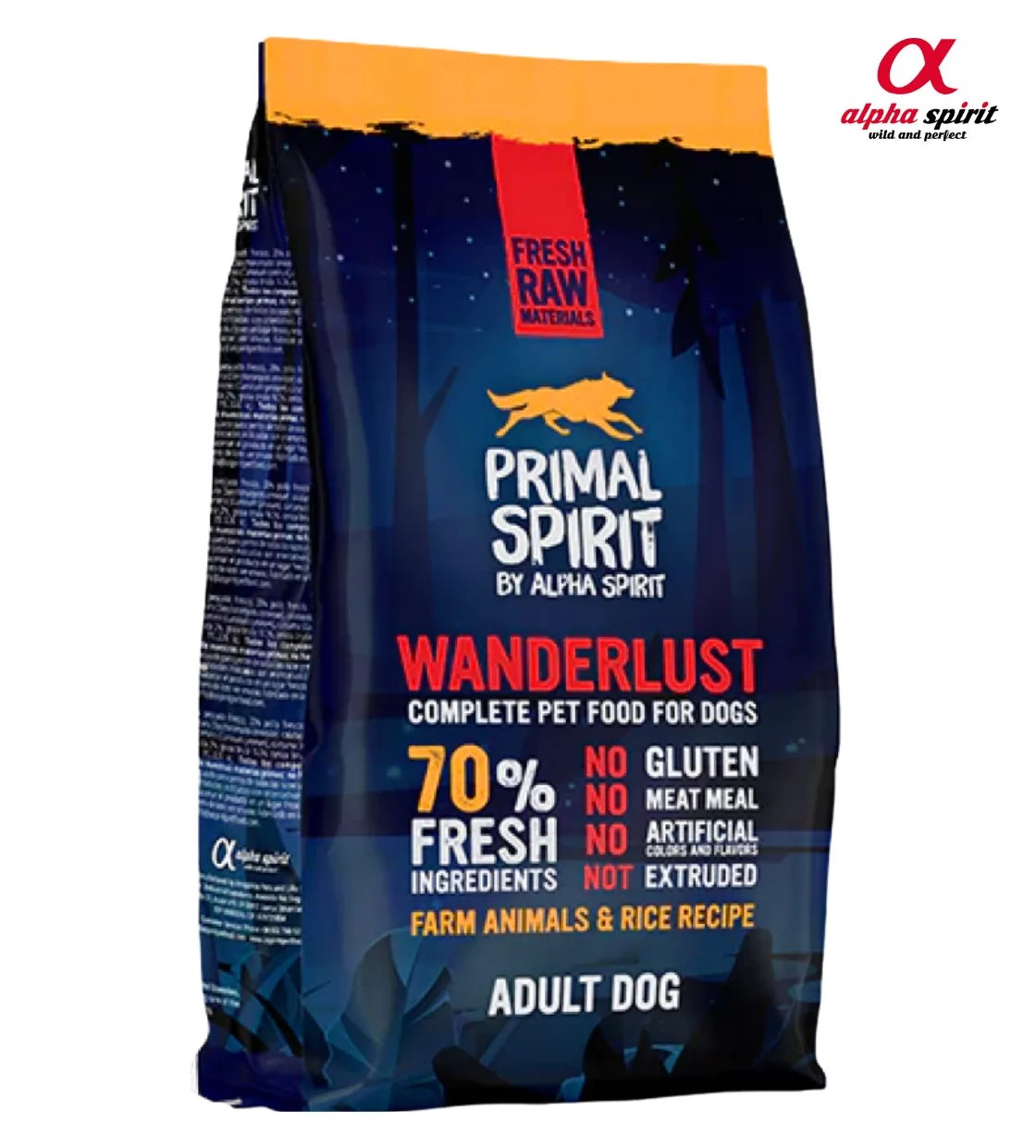 Aplha Spirit Wanderlust Dog Dry Food 1 kg