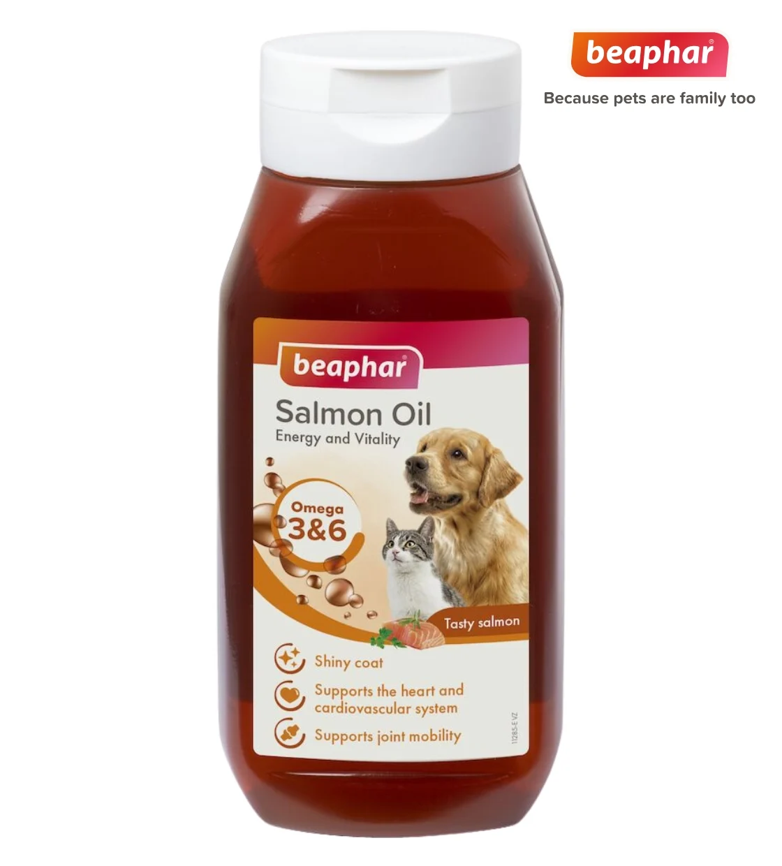 Beaphar Salmon Oil Omega 3 & 6 Cats and Dogs 430 ml
