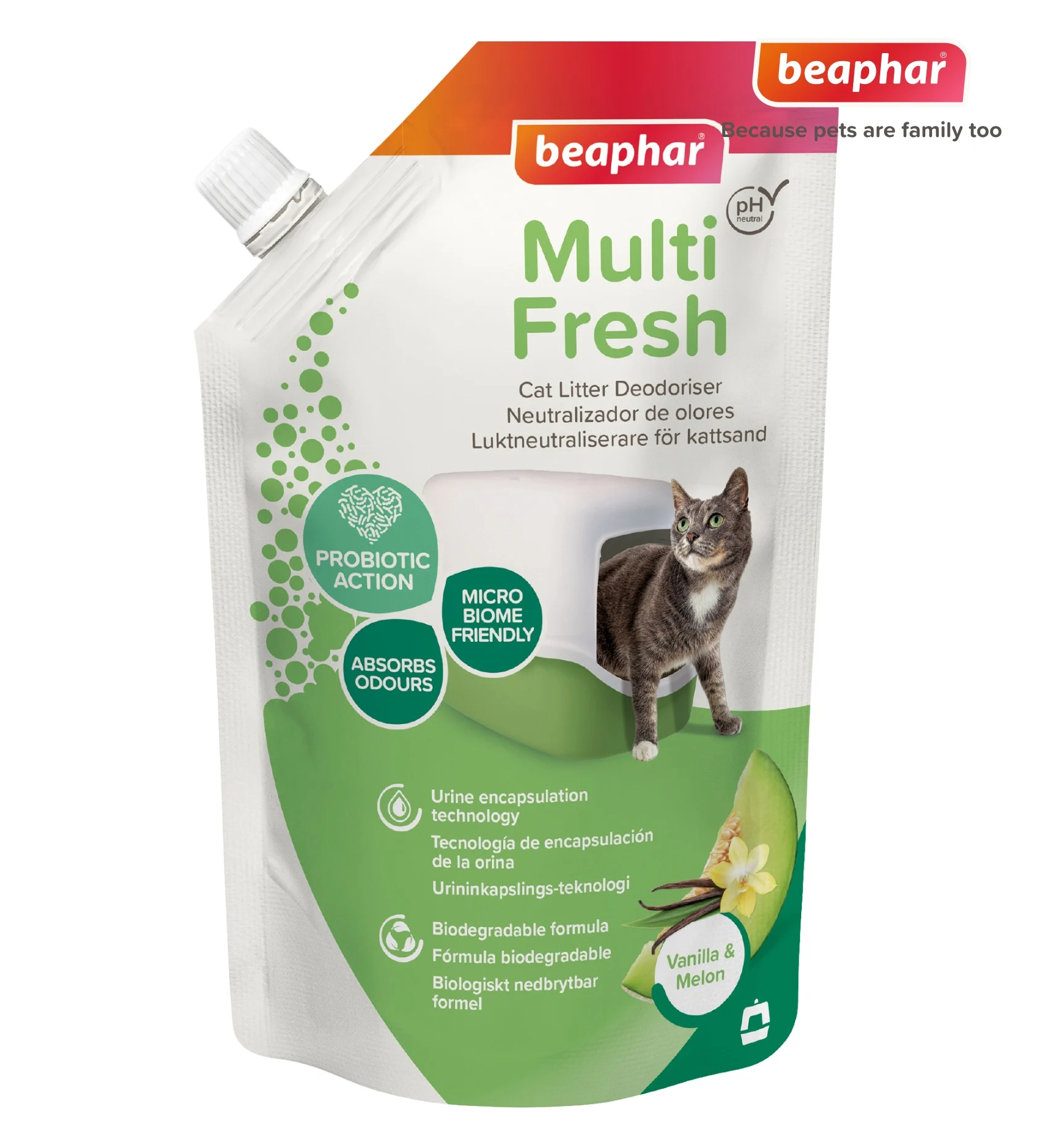 Beaphar Vanilla and Melon Cat litter Deodorizer 400 gm
