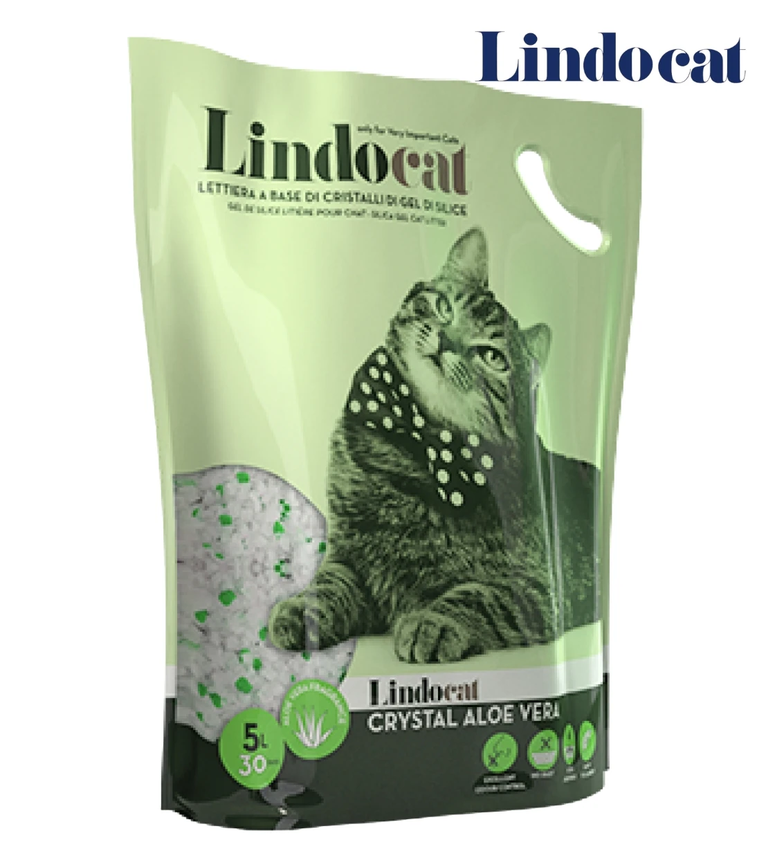 Lindocat Aloe Vera Crystal Silica Cat Litter 5 L