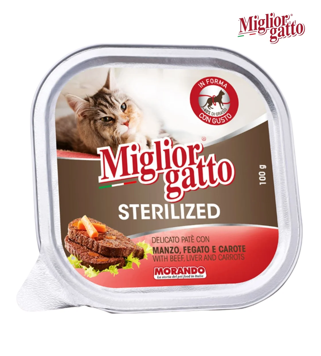 Miglior Gatto Chicken, Lamb and Vegetables Pate Cat Wet Food 100 gm