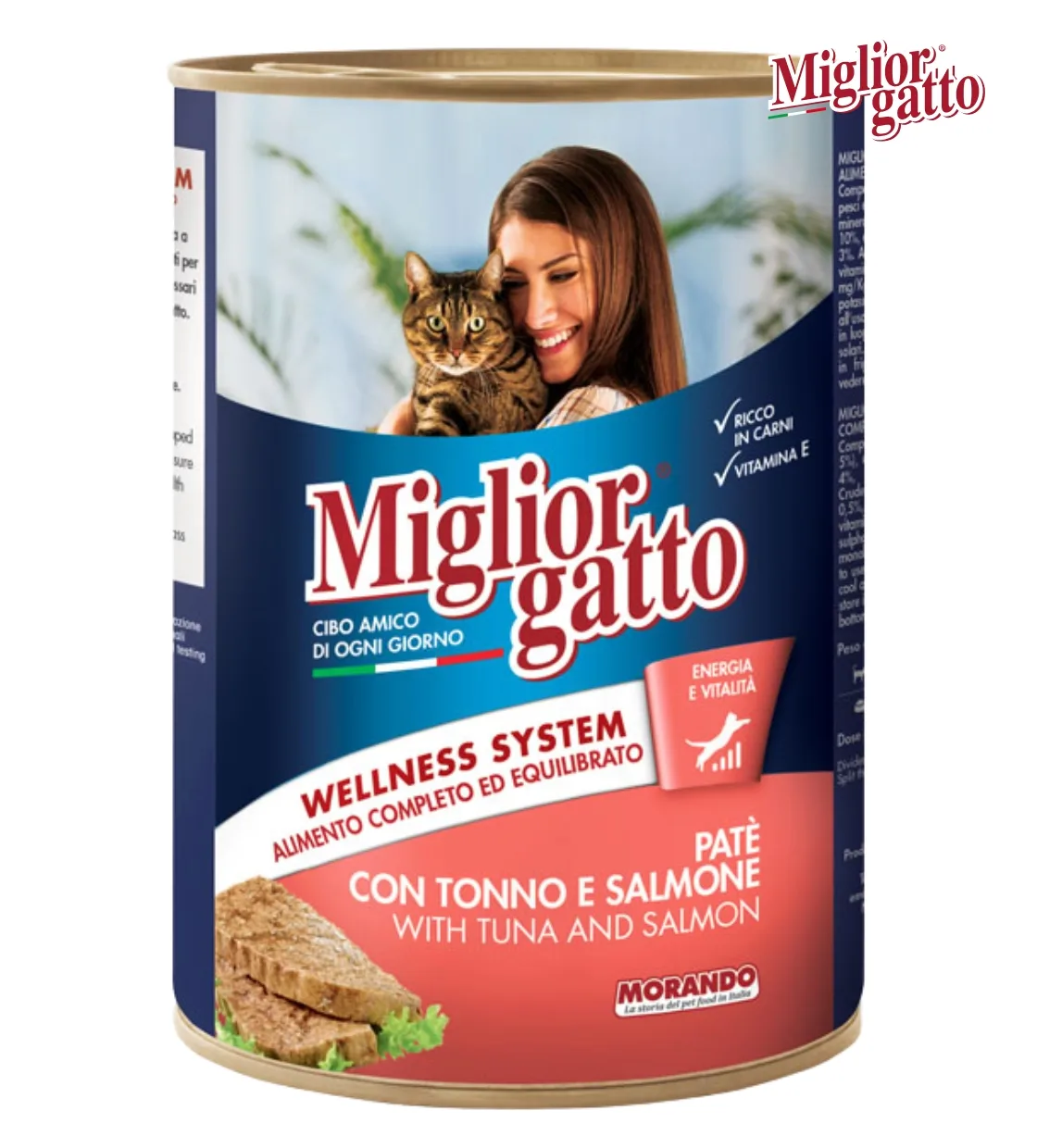 Miglior Gatto Tuna and Salmon Pate Cat Wet Food 400 gm