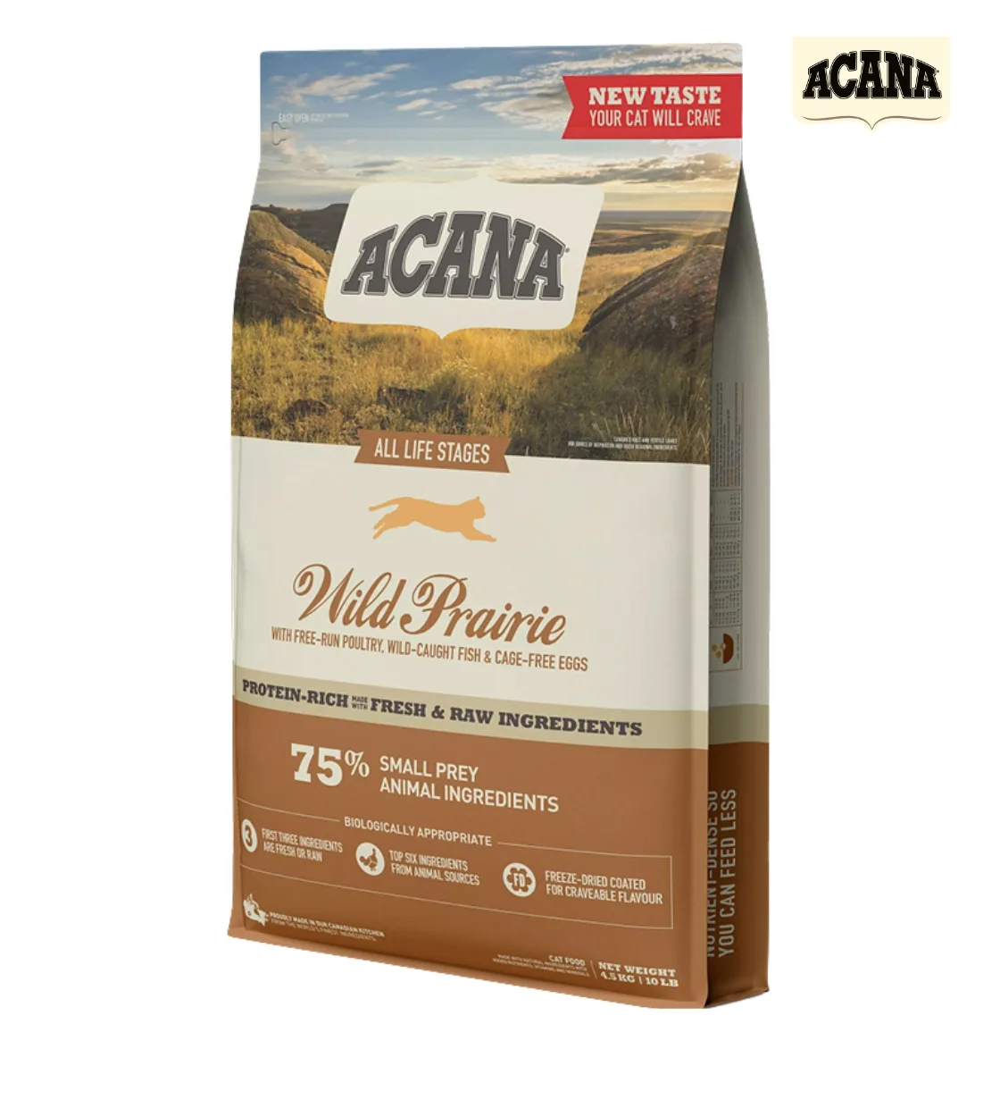 Acana Wild Prairie All Life Stage, Dry Cat Food, 4.5 kg