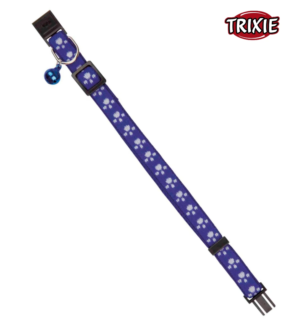 Trixie Paw Printed Blue Cat Collar