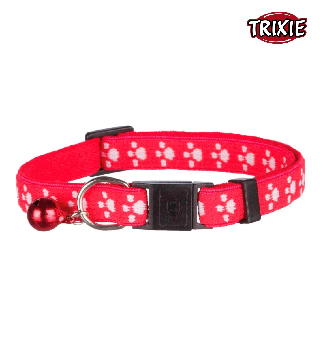 Trixie Paw Printed Red Cat Collar