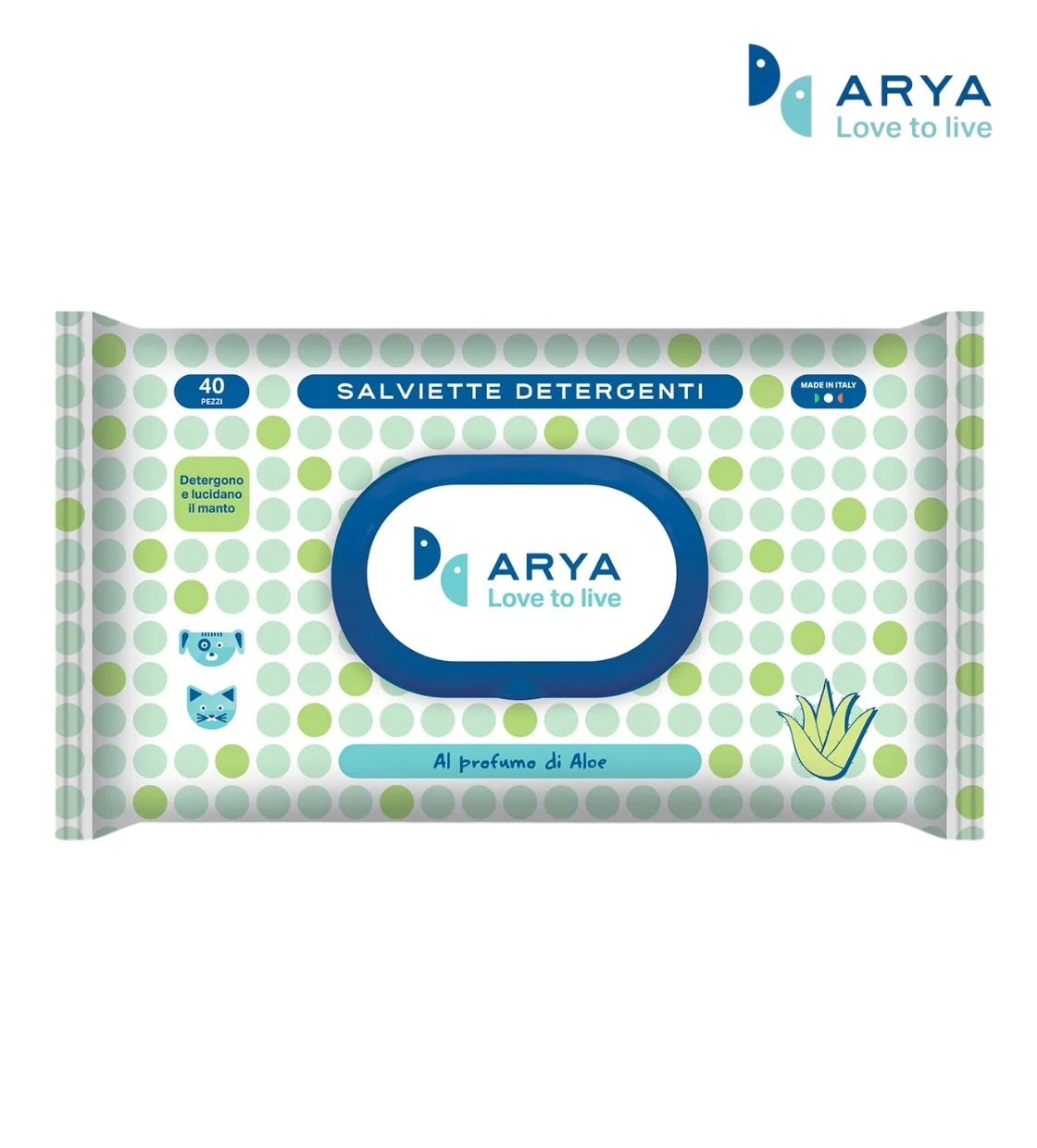 Arya Aloe Scent Wet Wipes 32 Wipes