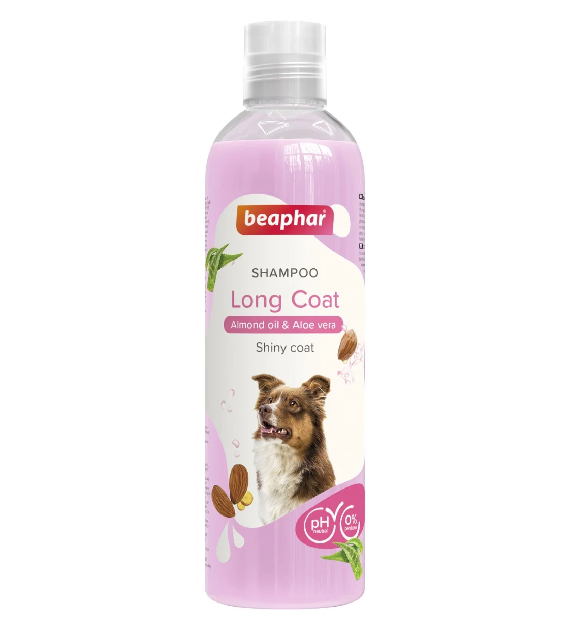Beaphar Almond Oil and Aloe Vera Long Coat Dog Shampoo 250 ml