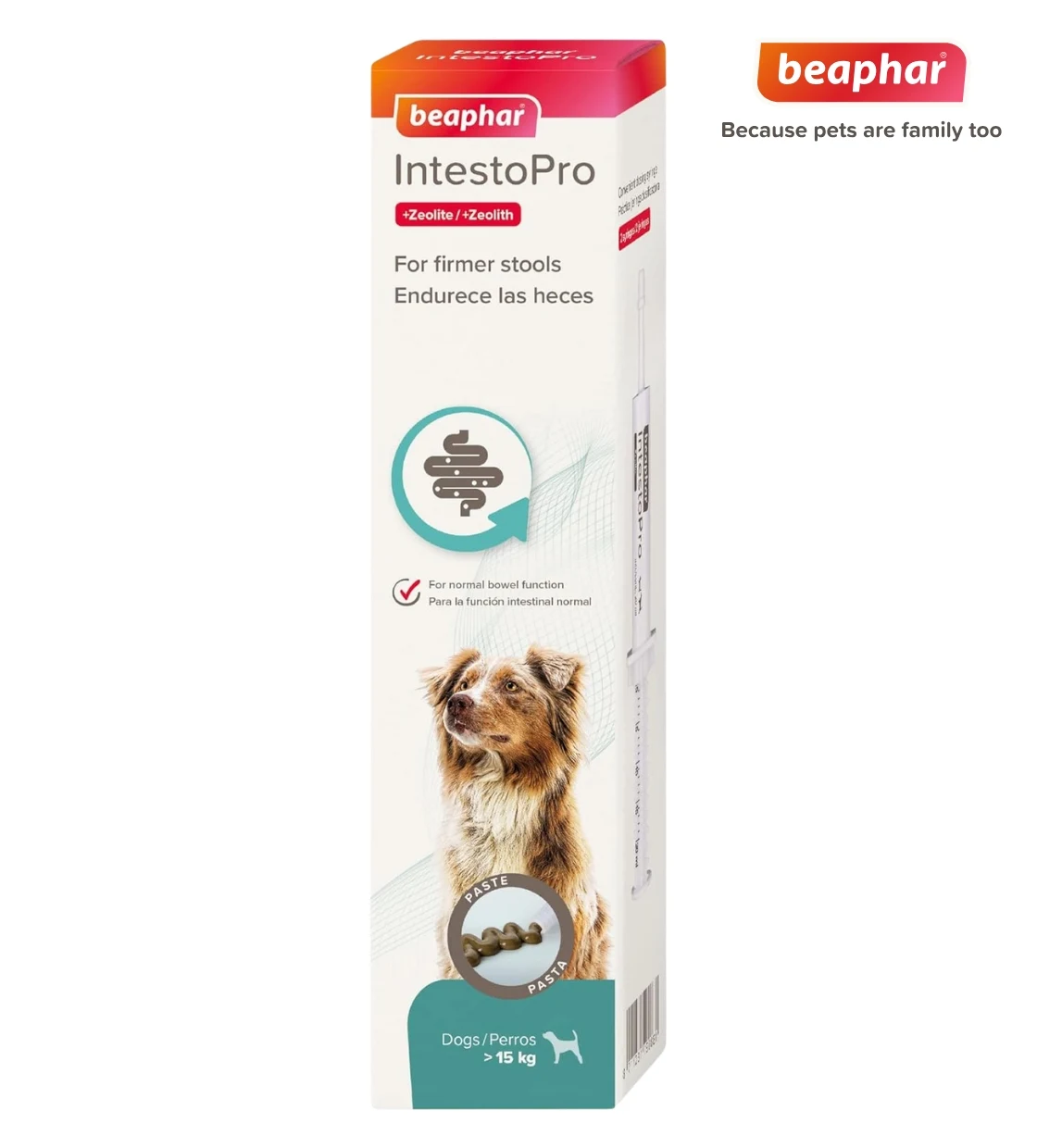 Beaphar IntestoPro Anti Diarrhea Paste Syringe Large Dog 20 ml x 2 pcs