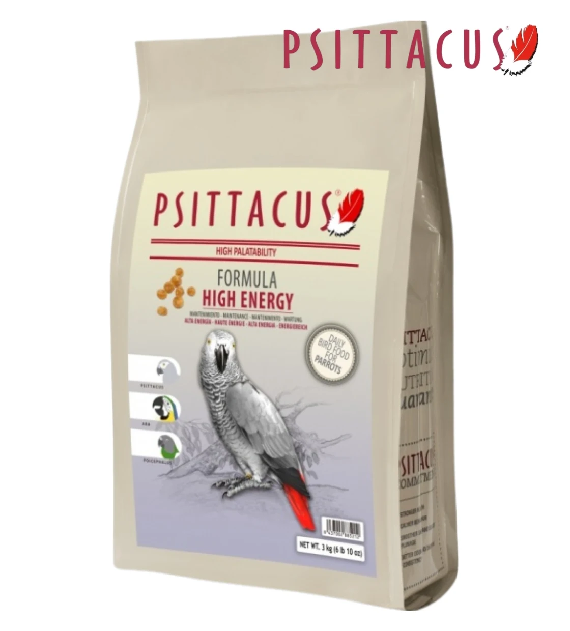 Psittacus High Energy Formula Parrot Food 3 kg