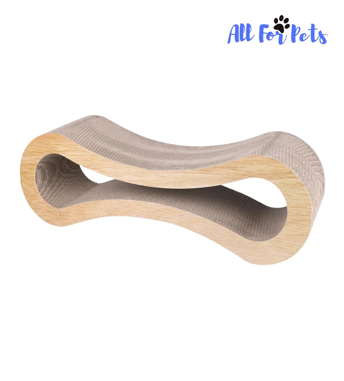 All For Pets 8 Shape Lounge Cat Scratcher 86 x 24 x 27 cm