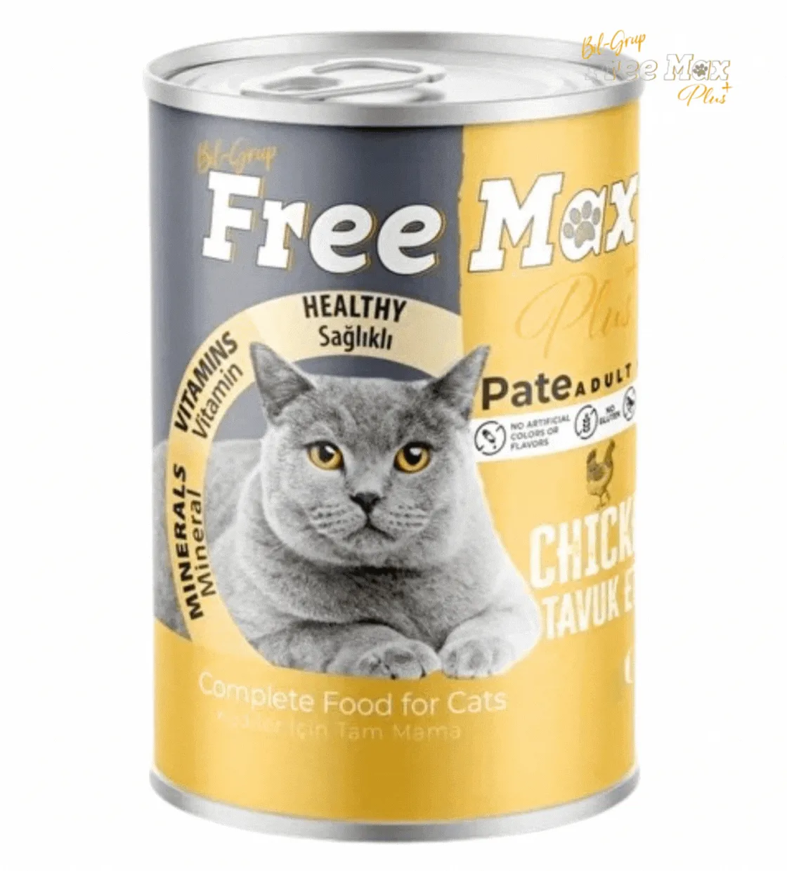 Free Max Chicken Pate Cat Wet Food 400 gm x 12 pcs