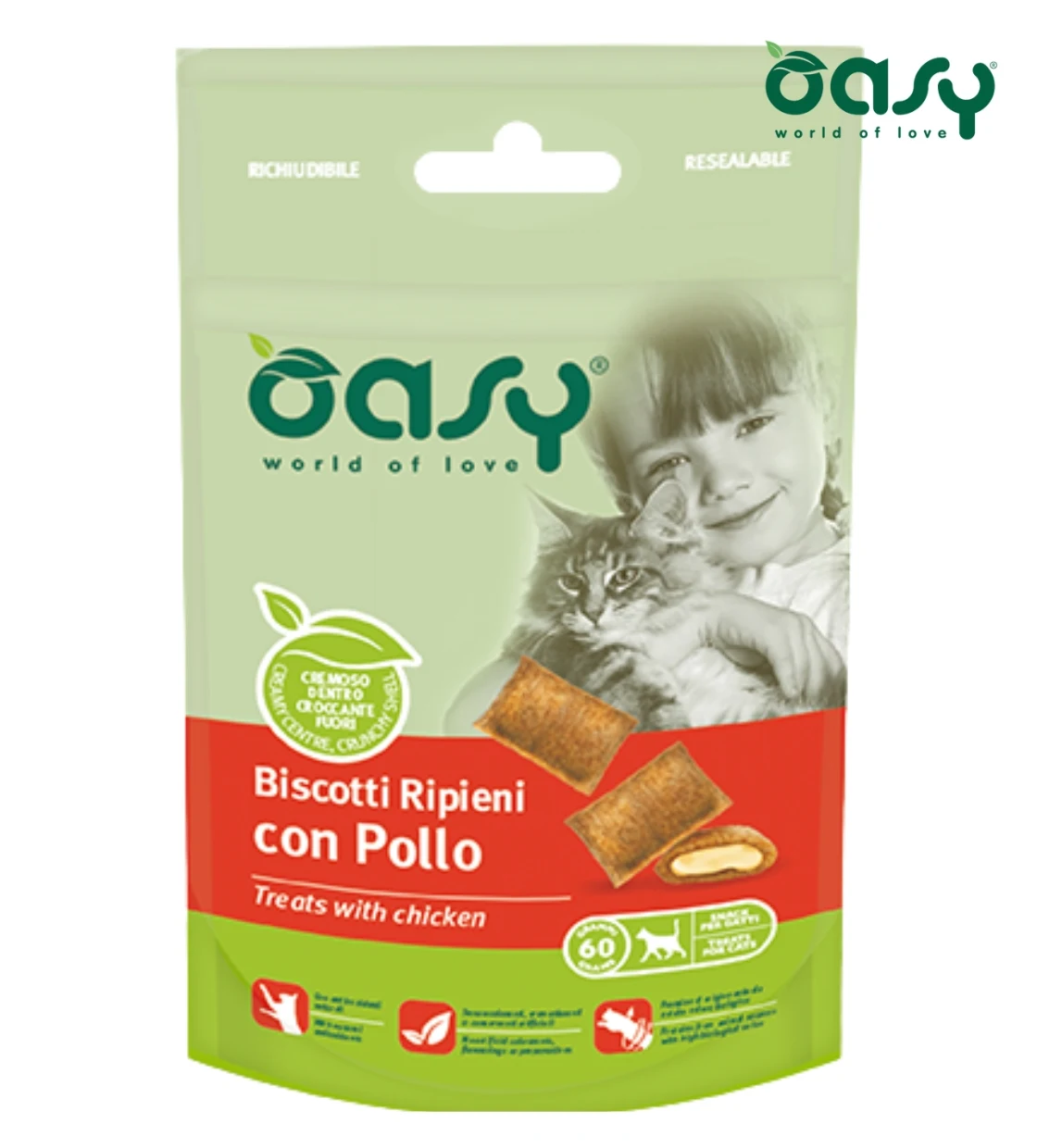 Oasy Chicken Cat Treats 60 gm