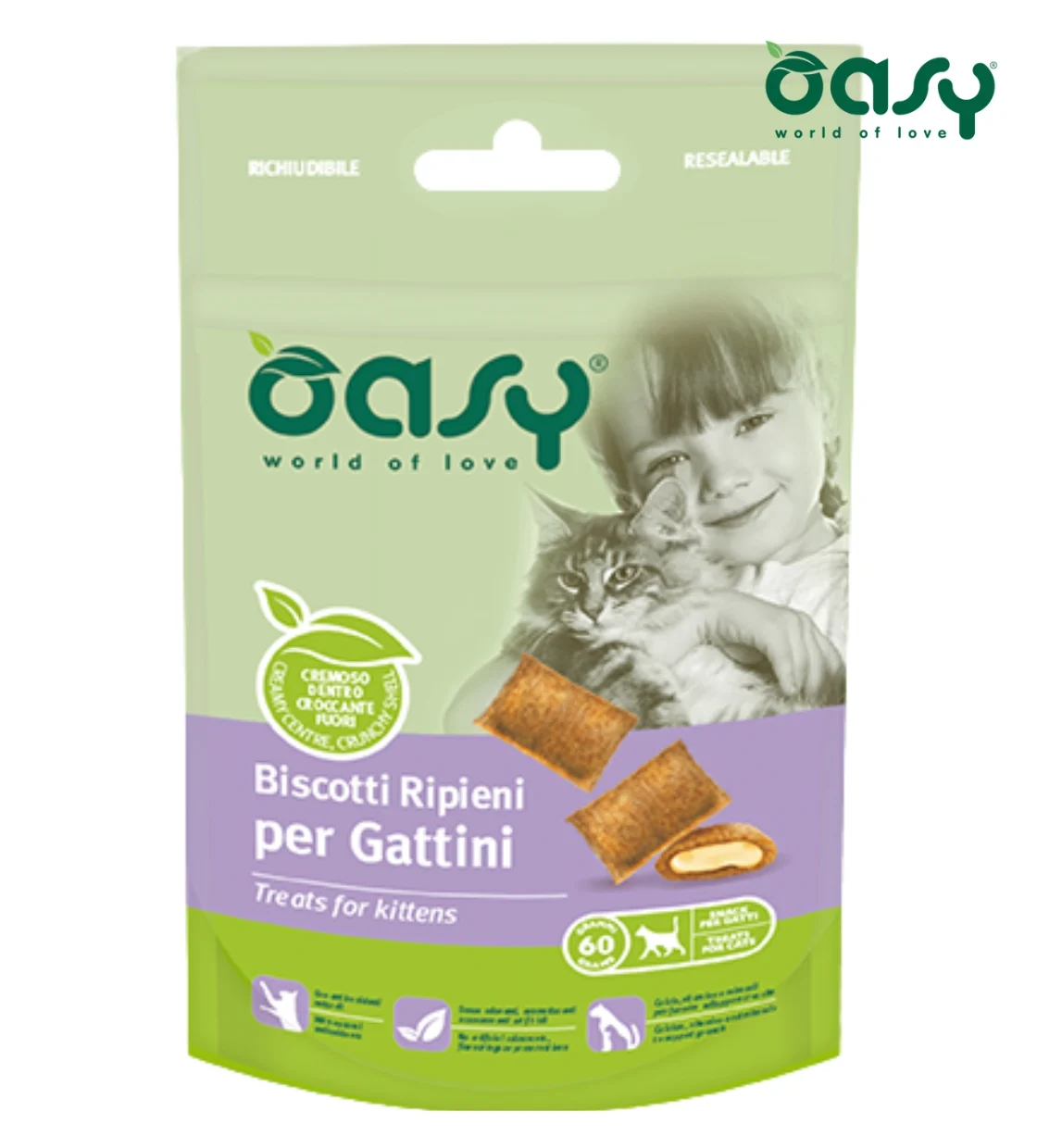 Oasy Chicken Kitten Treats 60 gm