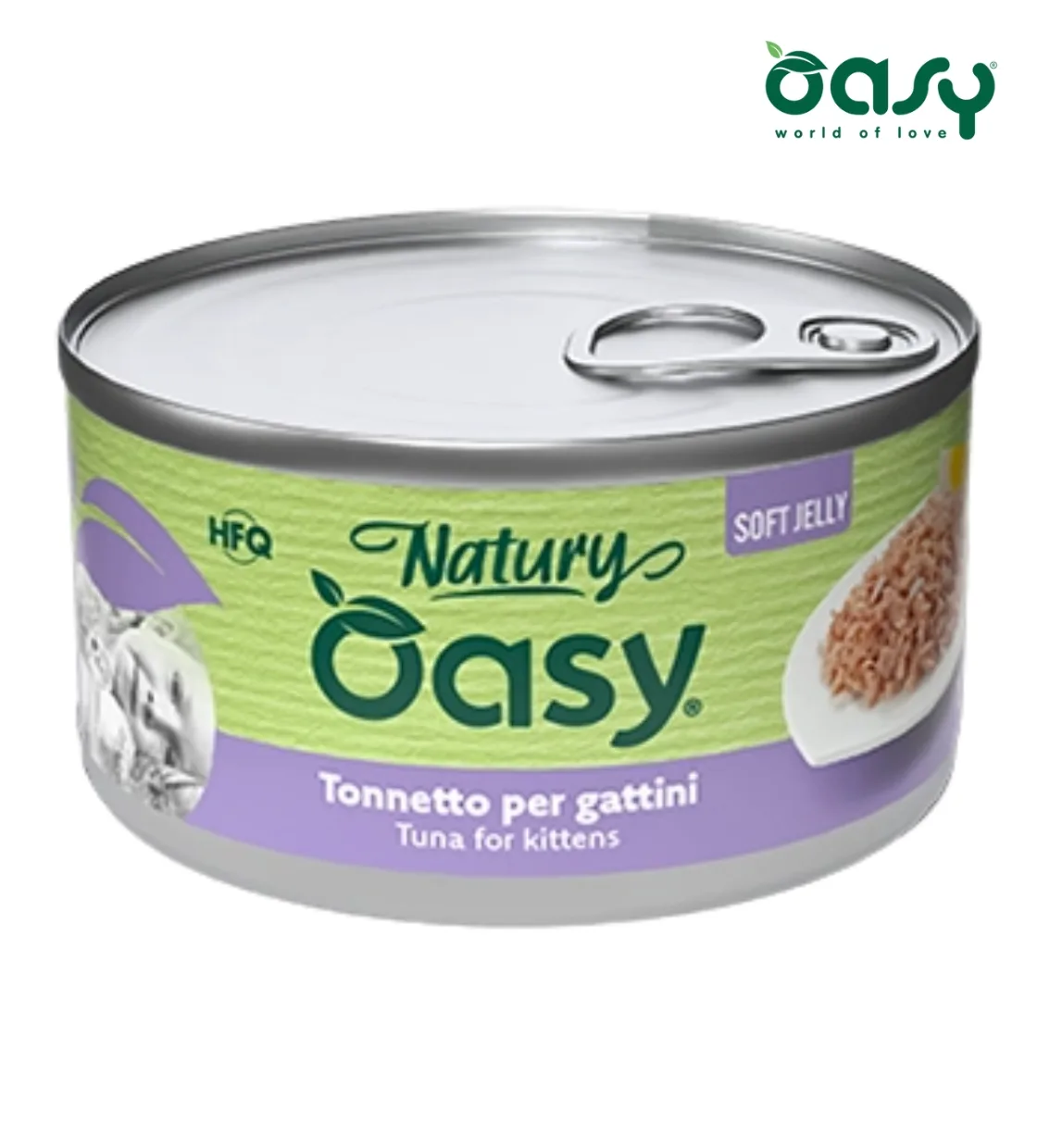 Oasy Natury Tuna Soft in Jelly Kitten Wet Food 150 gm