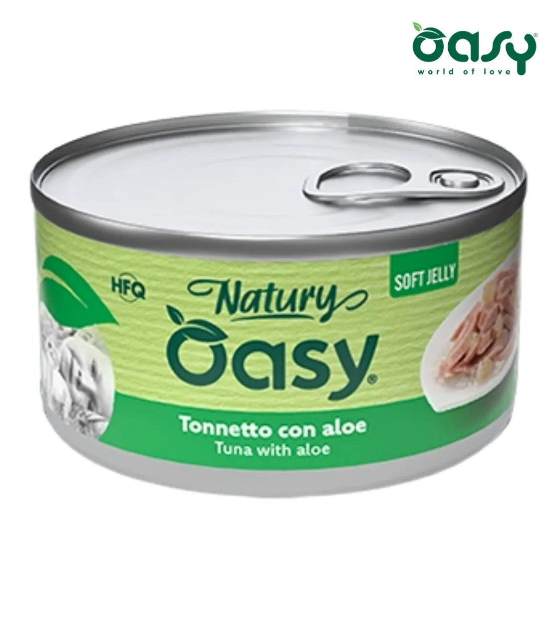 Oasy Natury Tuna with Aloe Soft in Jelly Cat Wet Food 150 gm
