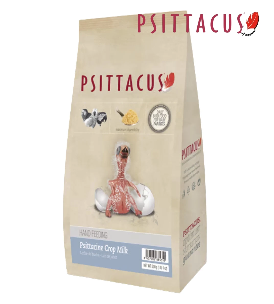 Psittacus Granivorous Psittacine Crop Milk 500 gm