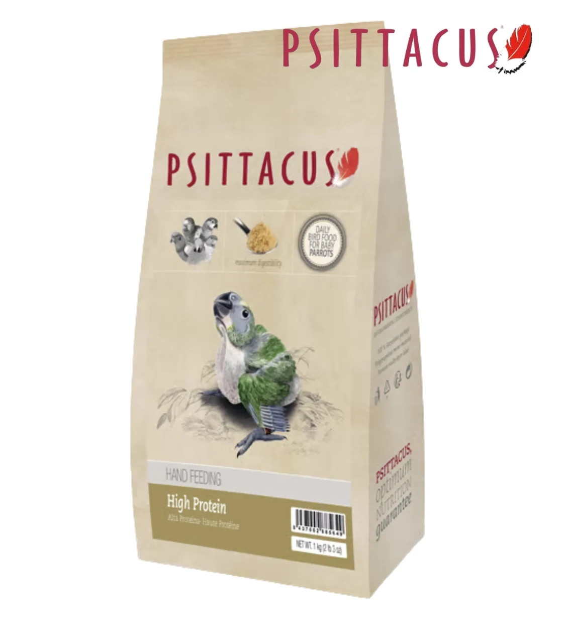Psittacus High Protein Hand Feeding 1 kg