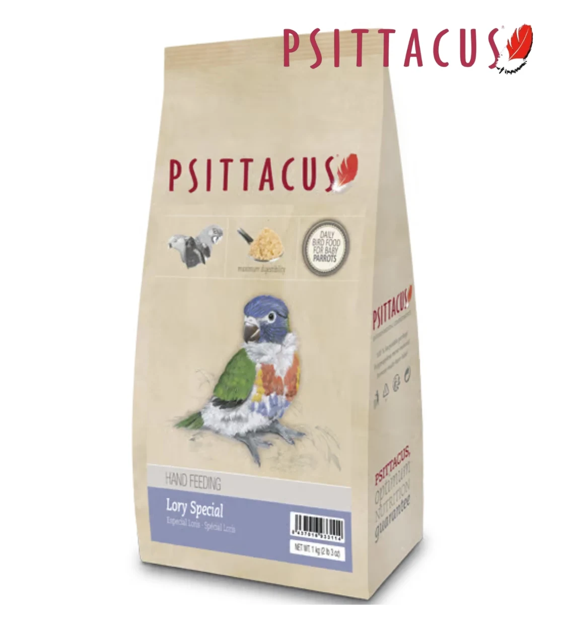 Psittacus Lory Special Hand Feeding 1 kg