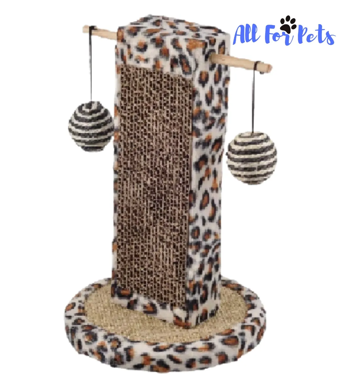 All For Pets Cat Scratcher with Toy 20 x 20 x 30 cm