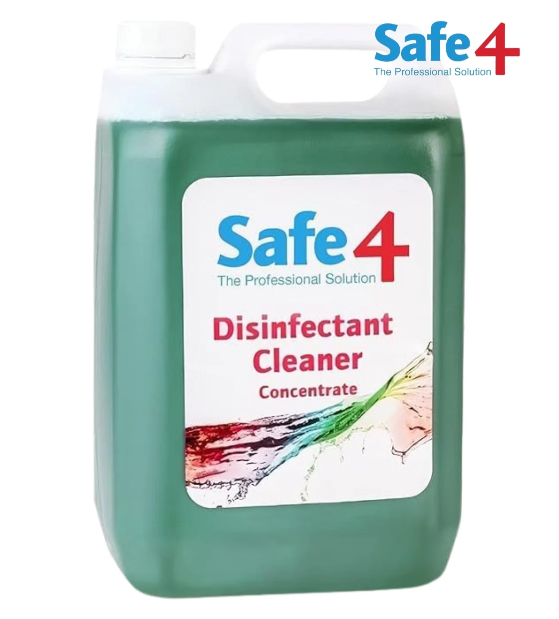 Safe4 Concentrated Disinfectant Cleaner Apple Scent 5 L