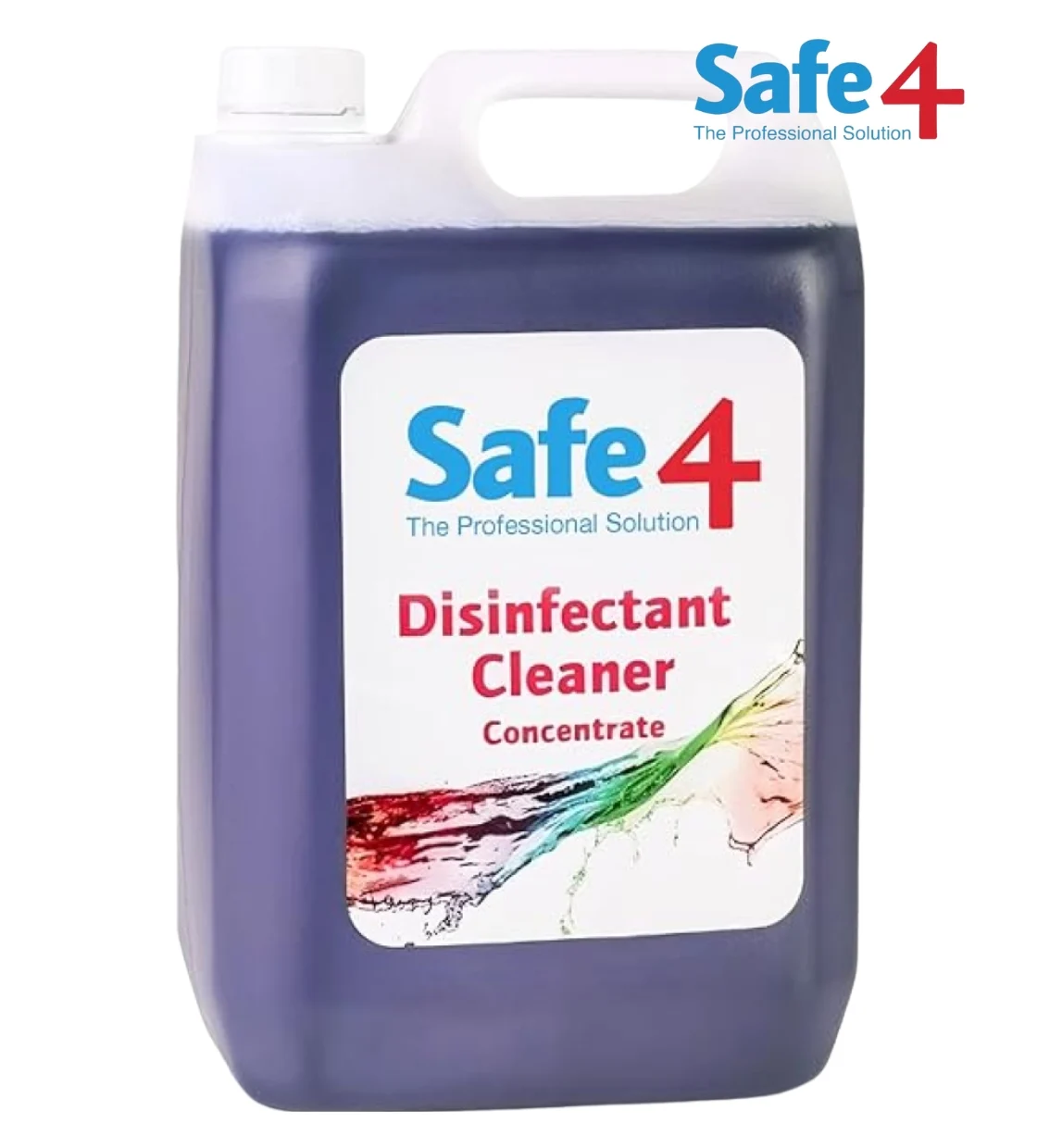 Safe4 Concentrated Disinfectant Cleaner Lavender Scent 5 L