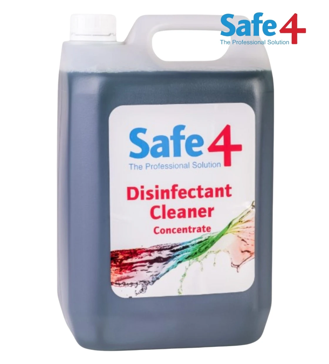 Safe4 Concentrated Disinfectant Cleaner Mint Scent 5 L
