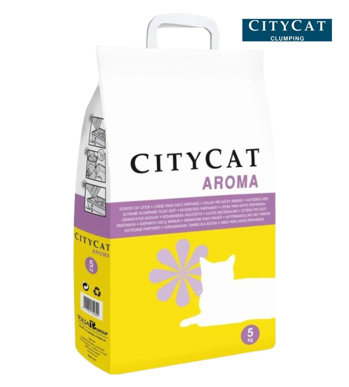 CityCat Lavender Clumping Cat Litter 5 kg