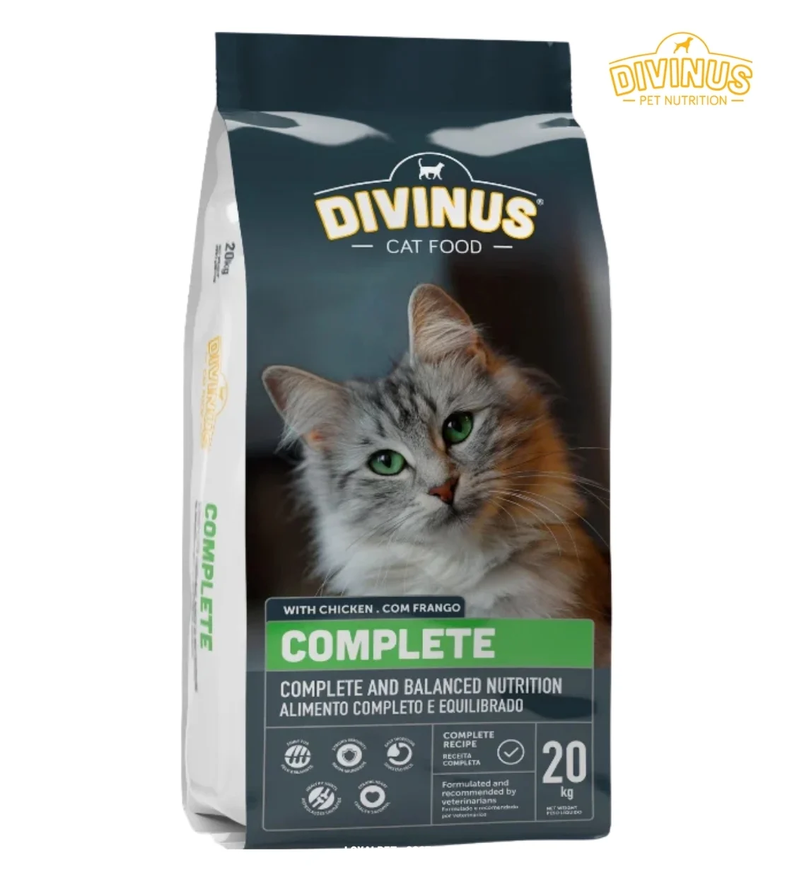 Divinus Chicken Cat Dry Food 20 kg
