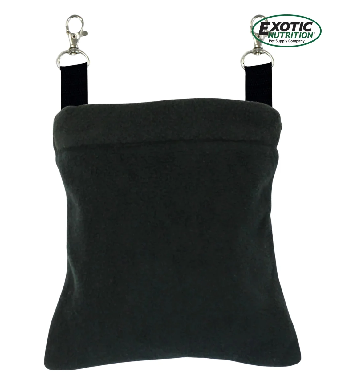 Exotic Nutrition Deluxe Nest Pouch Black W 7" x H 8"