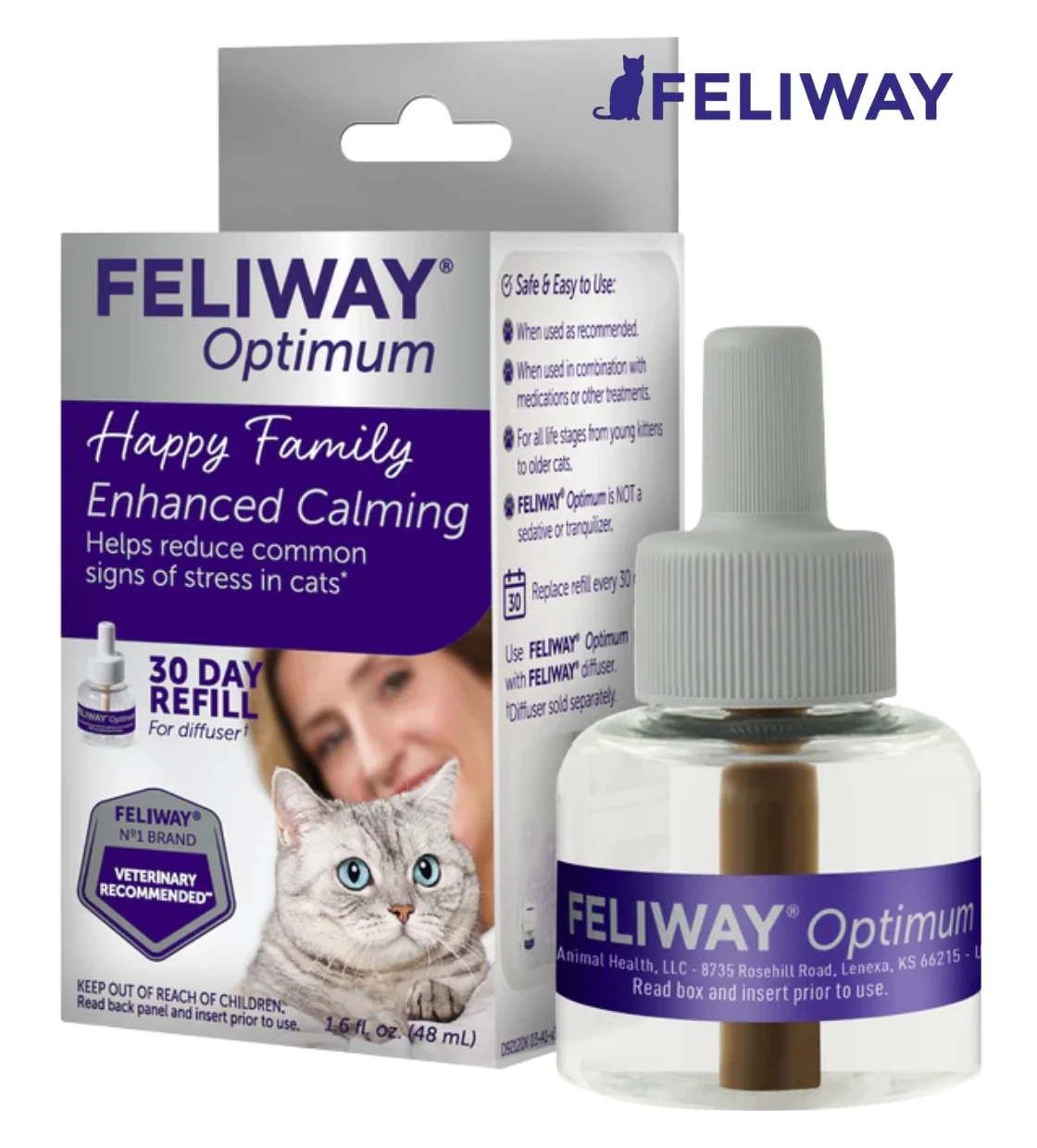 Feliway Optimum Cat Calming Refill 48 ml