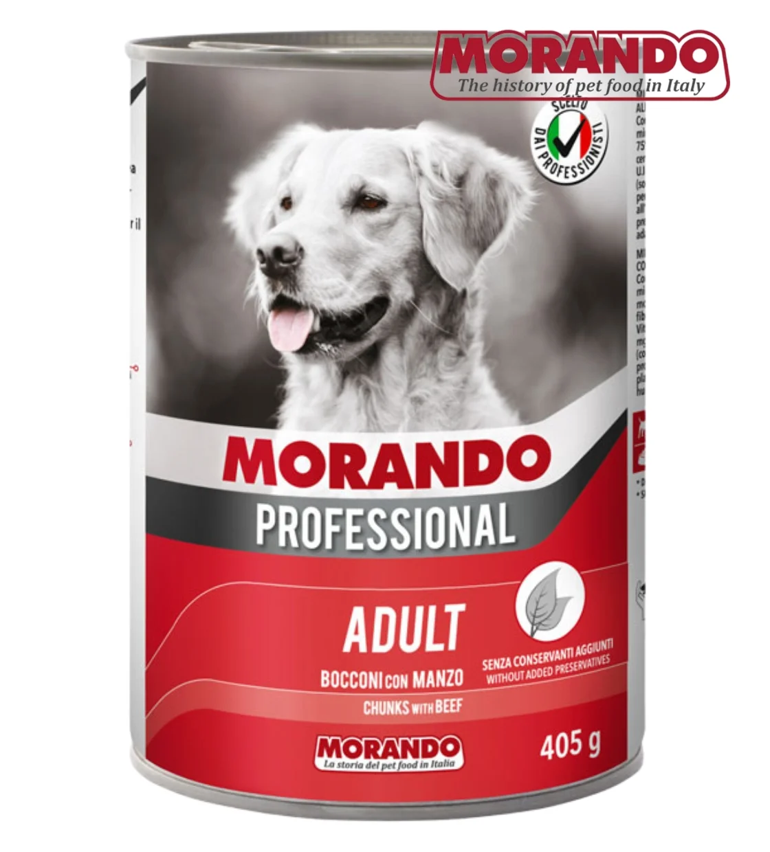 Morando Professional Beef Chunks Dog Wet Food 405 gm