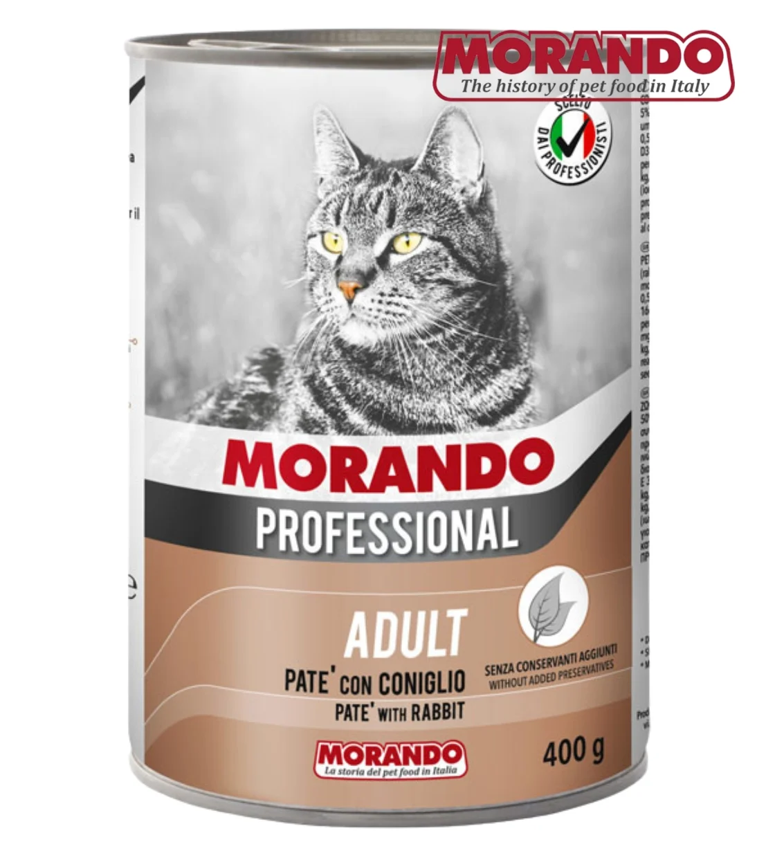 Morando Professional Rabbit Pate Cat Wet Food 400 gm