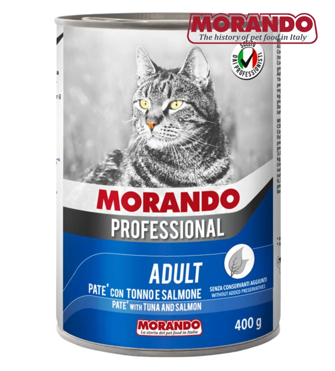 Morando Professional Tuna with Salmon Pate Cat Wet Food 400 gm