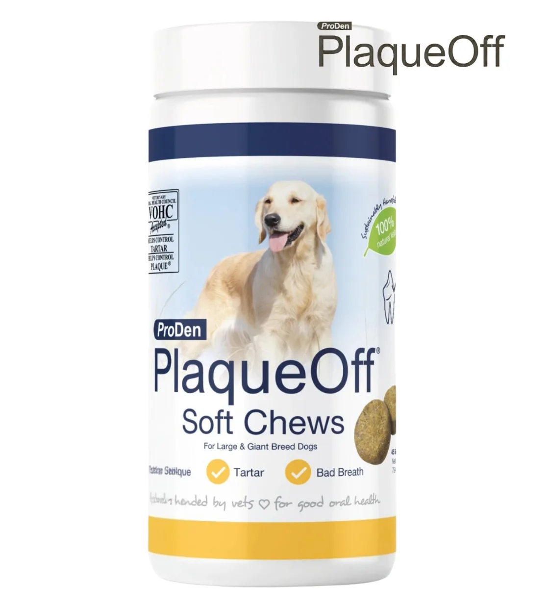 ProDen PlaqueOff Soft Chews for Large and Giant Dogs 180 gm