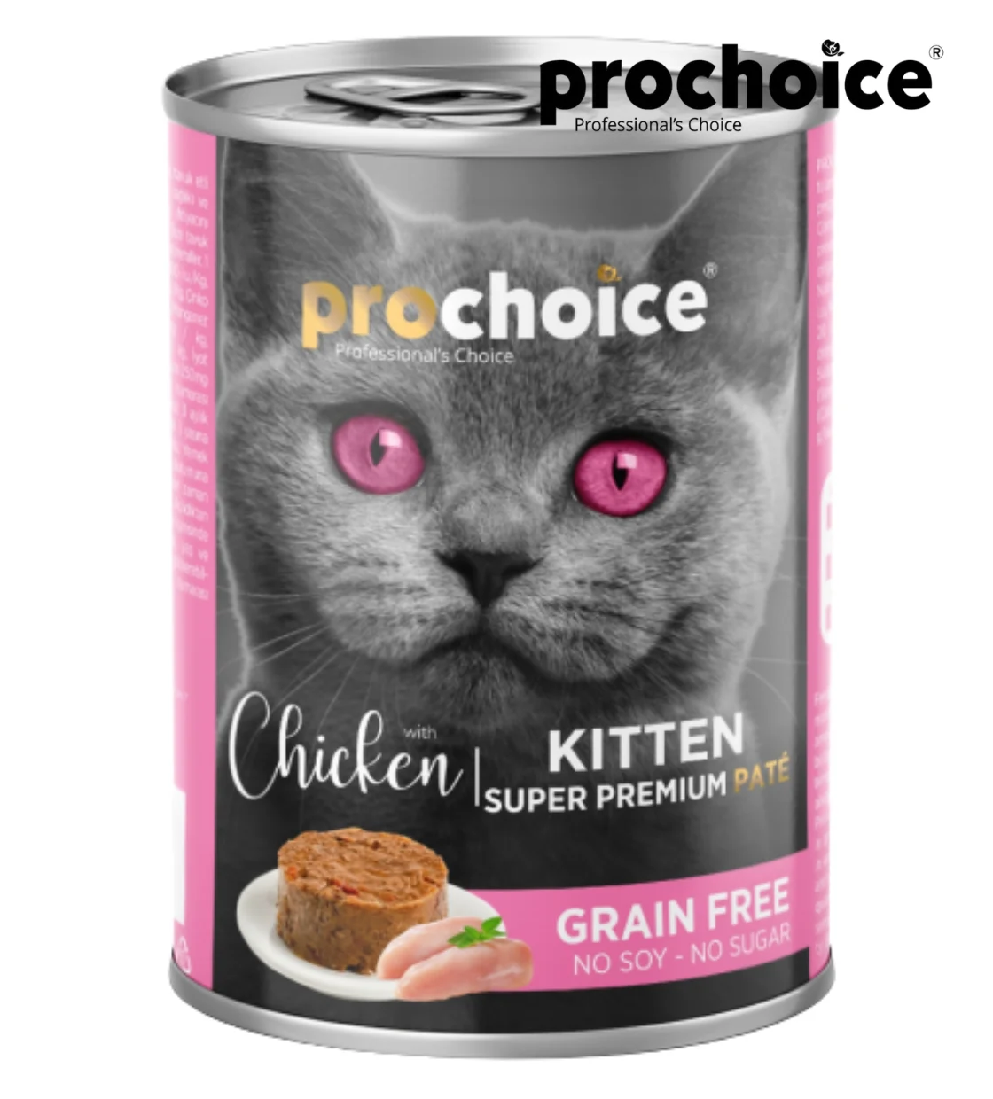 Prochoice Chicken Pate Kitten Wet Food 400 gm